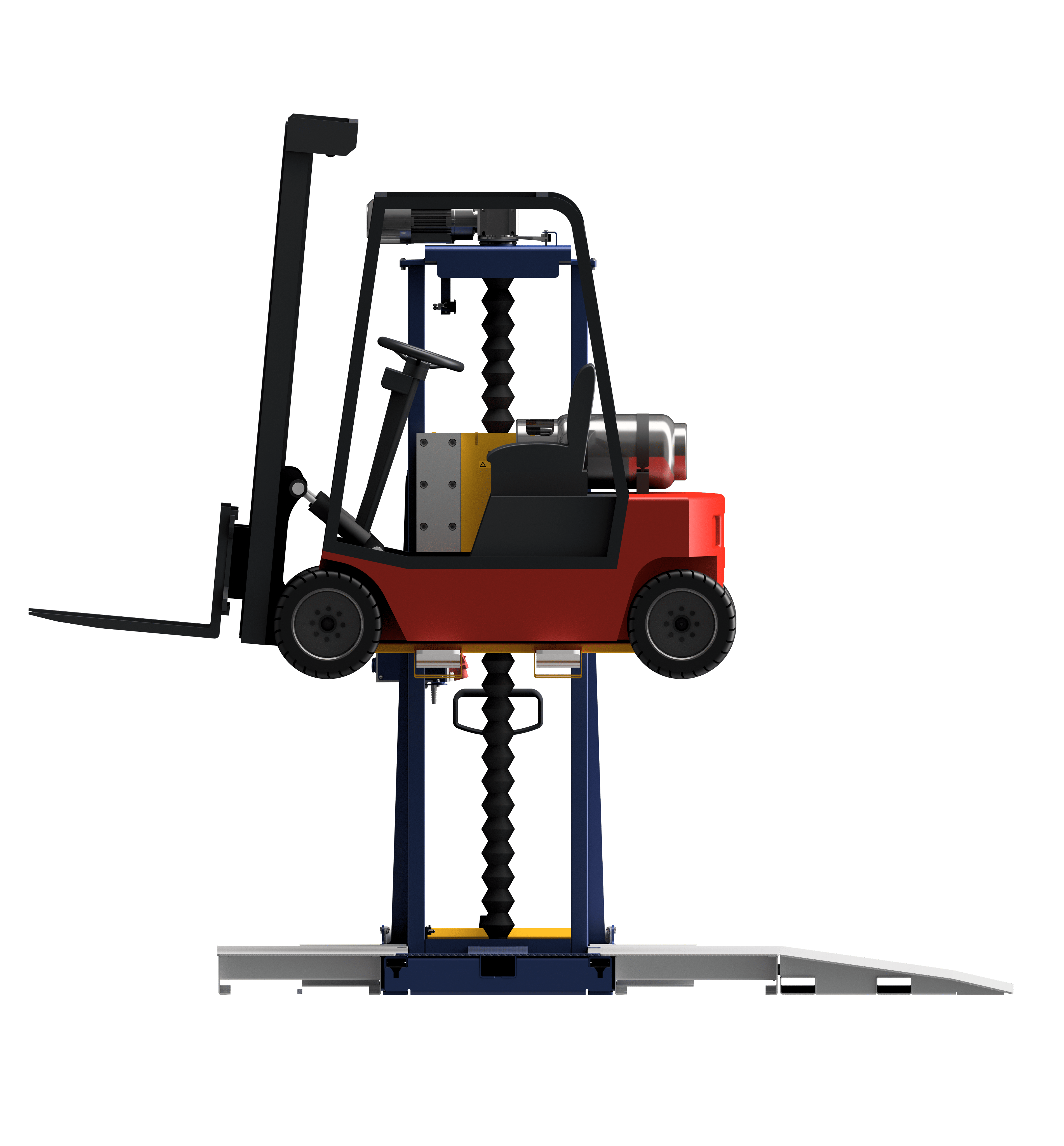 Dendro Lift CBL6 con carretilla elevada