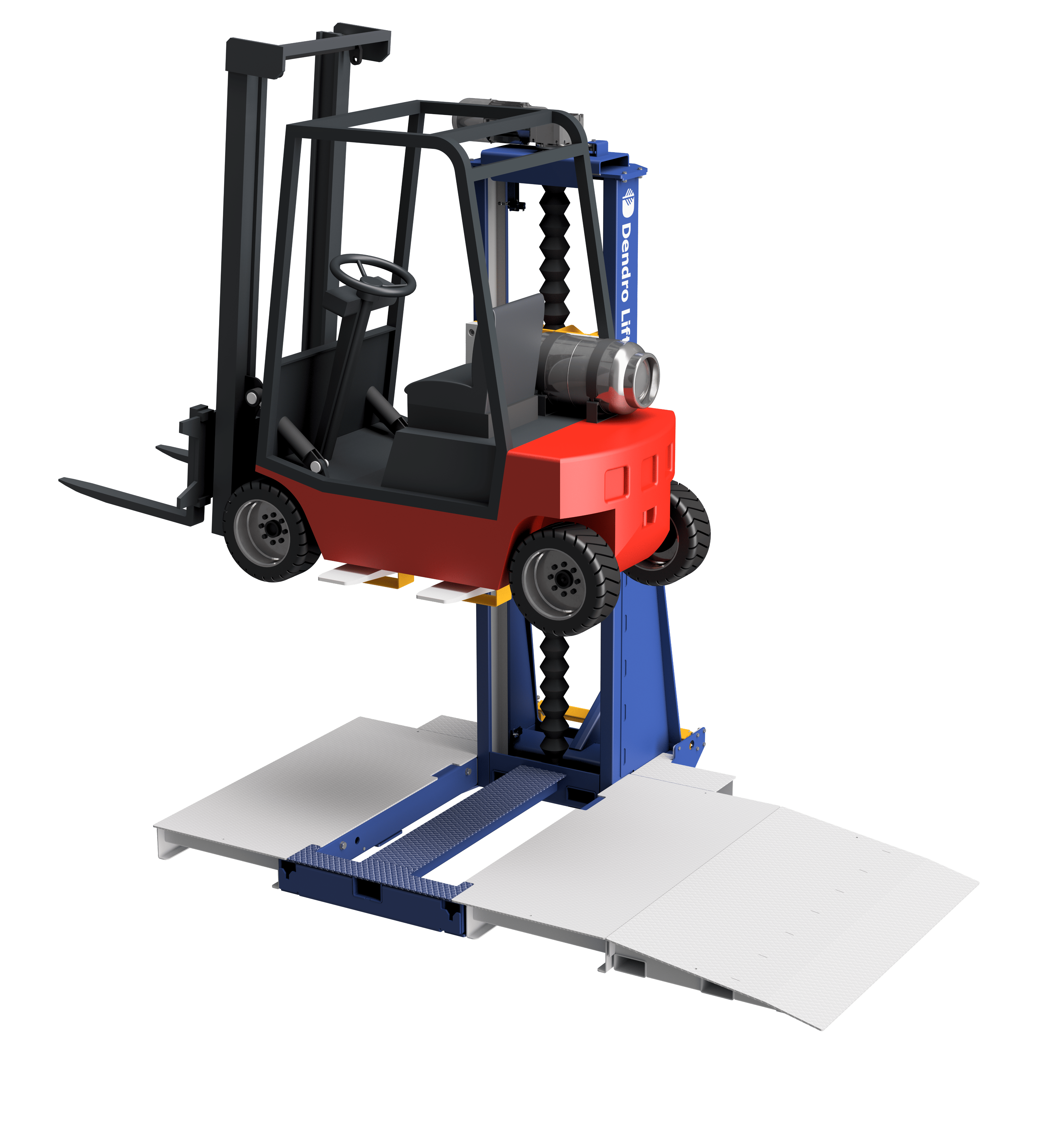 Carretilla elevada sobre Dendro Lift CBL6