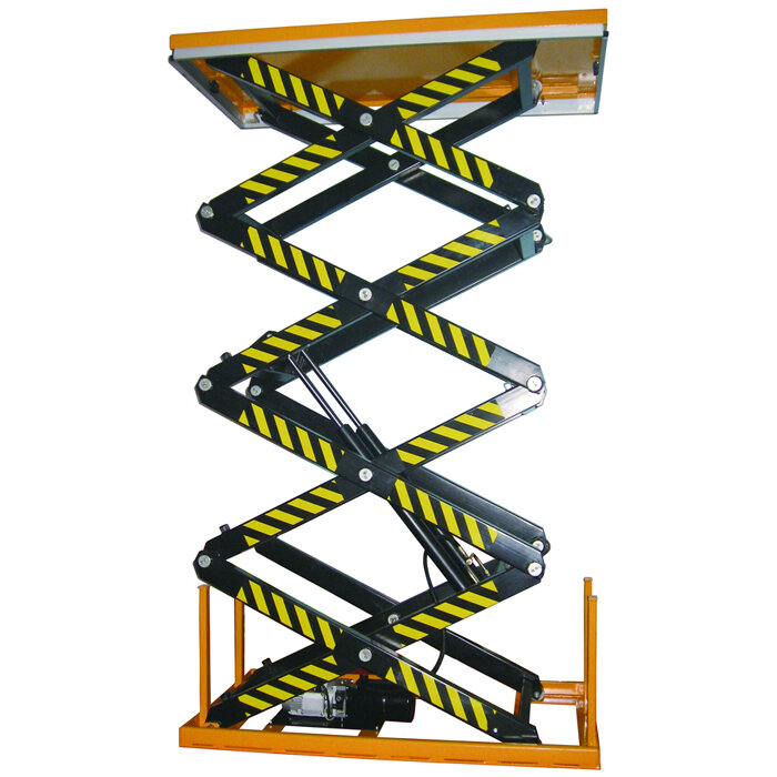 Mesa elevadora de cuádruple tijera Intralift serie HF